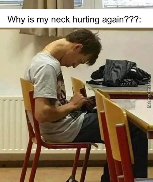Recognizing neck - meme