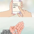 hard to swallow pills: DND MEME