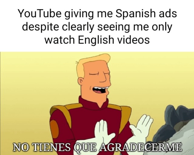Thank you Youtube - meme