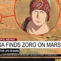 Where in the universe is Roronoa Zoro