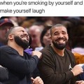 Smoking by yourself
