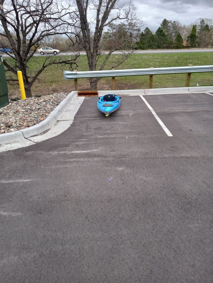 Parking like an outdoors person - meme