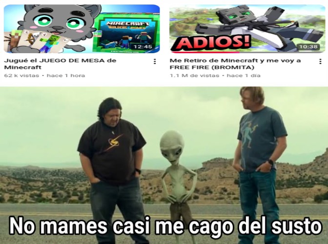 casi me espanta - meme