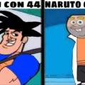 Goku con 44/Naruto con 32