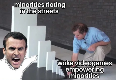 France riots - meme