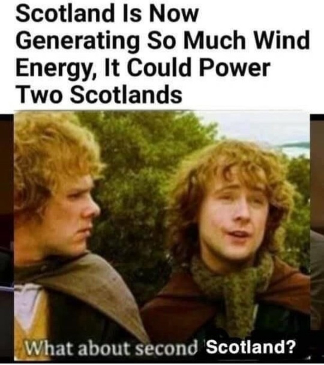 Yes we've had Scotland, but what about... - meme