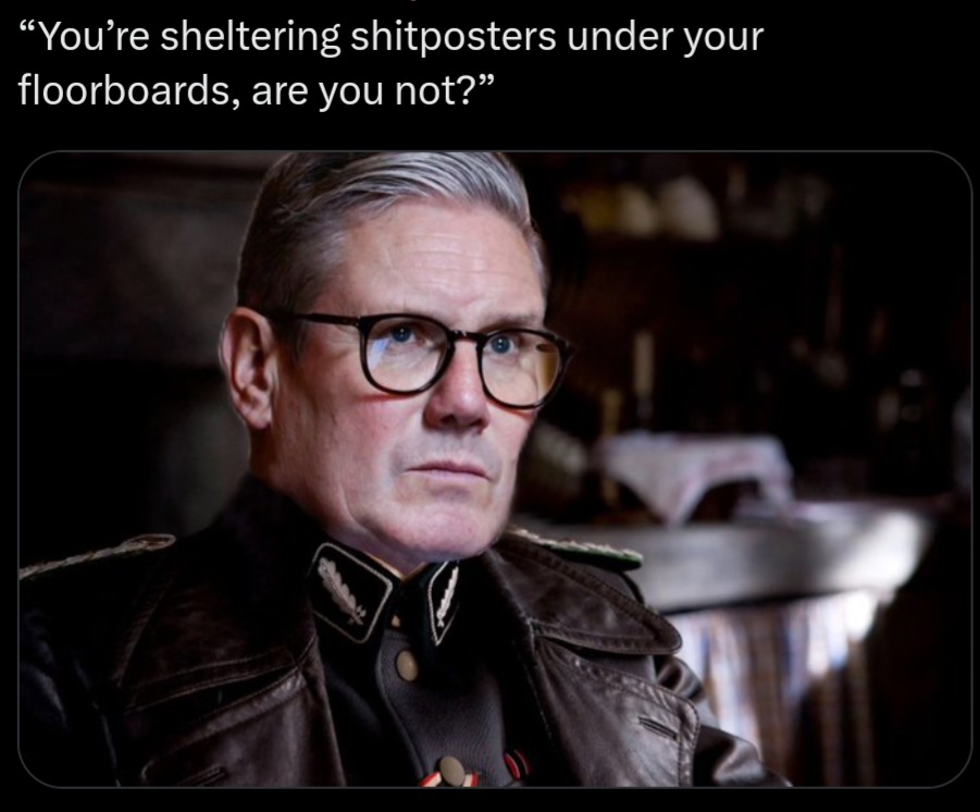 Just doing his job - meme