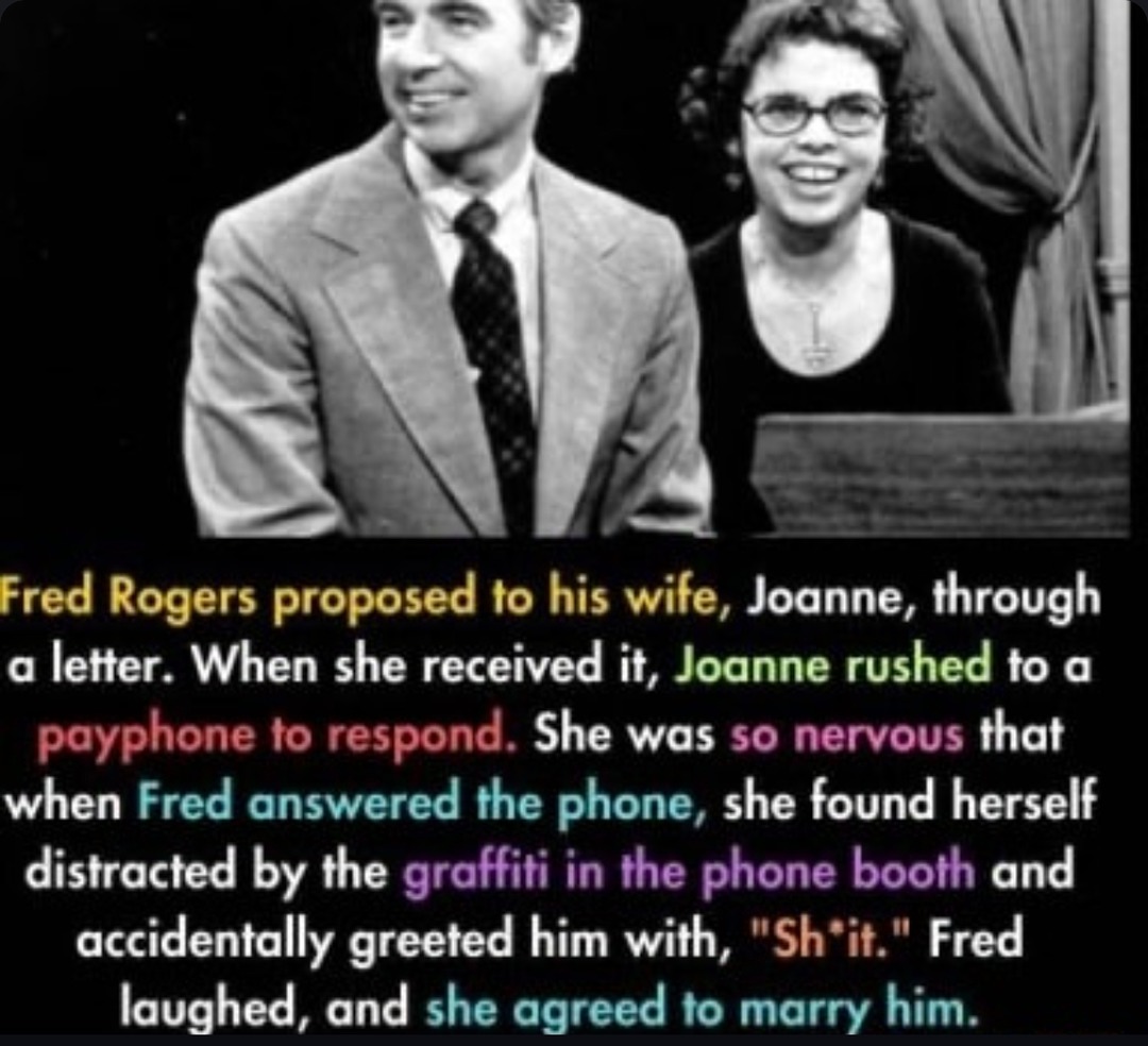 She said 'sh*t' instead of yes... and he still married her - meme