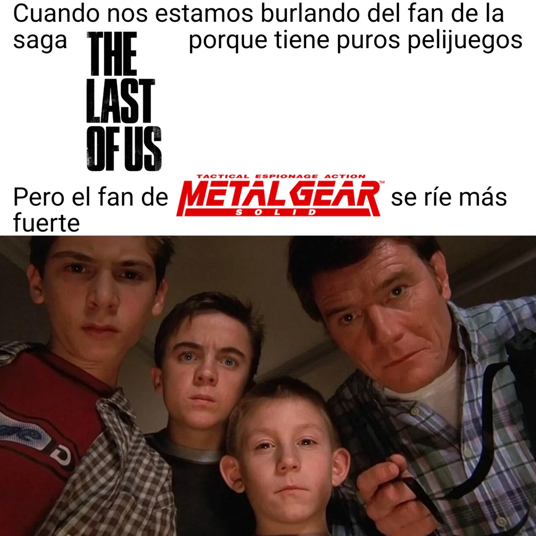 Sobre todo con el MGS4 - meme