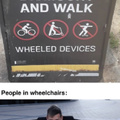 cripple got to follow the rules