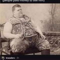 1890 World's Fattest Man