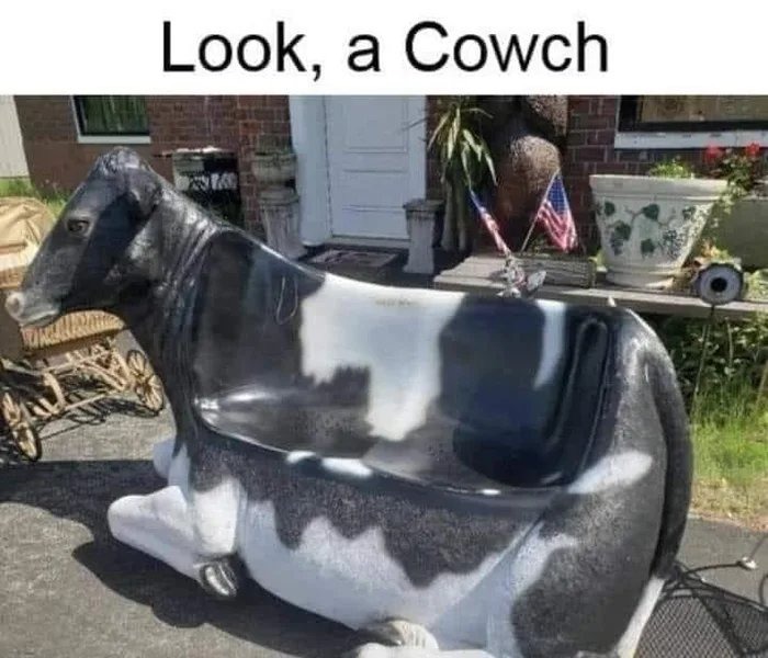Looks kinda like a bathtub tho. A cowdip. - meme
