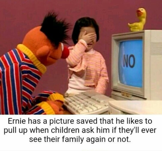Ernie is such a gentleman - meme