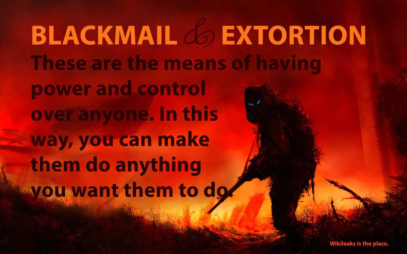 Blackmail & Extortion - meme