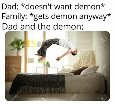 Demon dad - meme