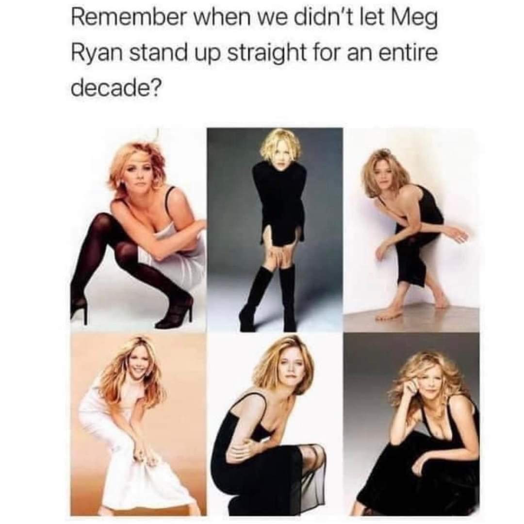 Will the real Meg Ryan please stand up? - meme