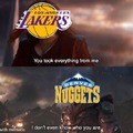 Lakers and Nuggets