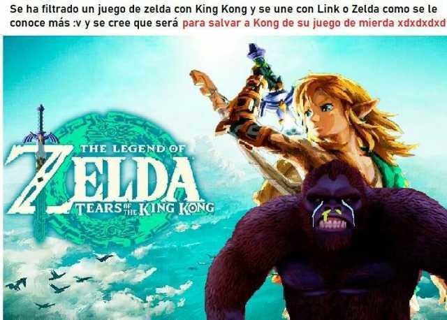 Zelda King Kong - meme