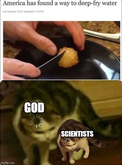 Deep fried water - meme