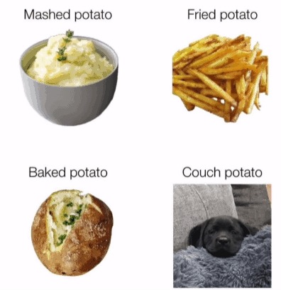 Mash them, bake them, put them in a stew - meme