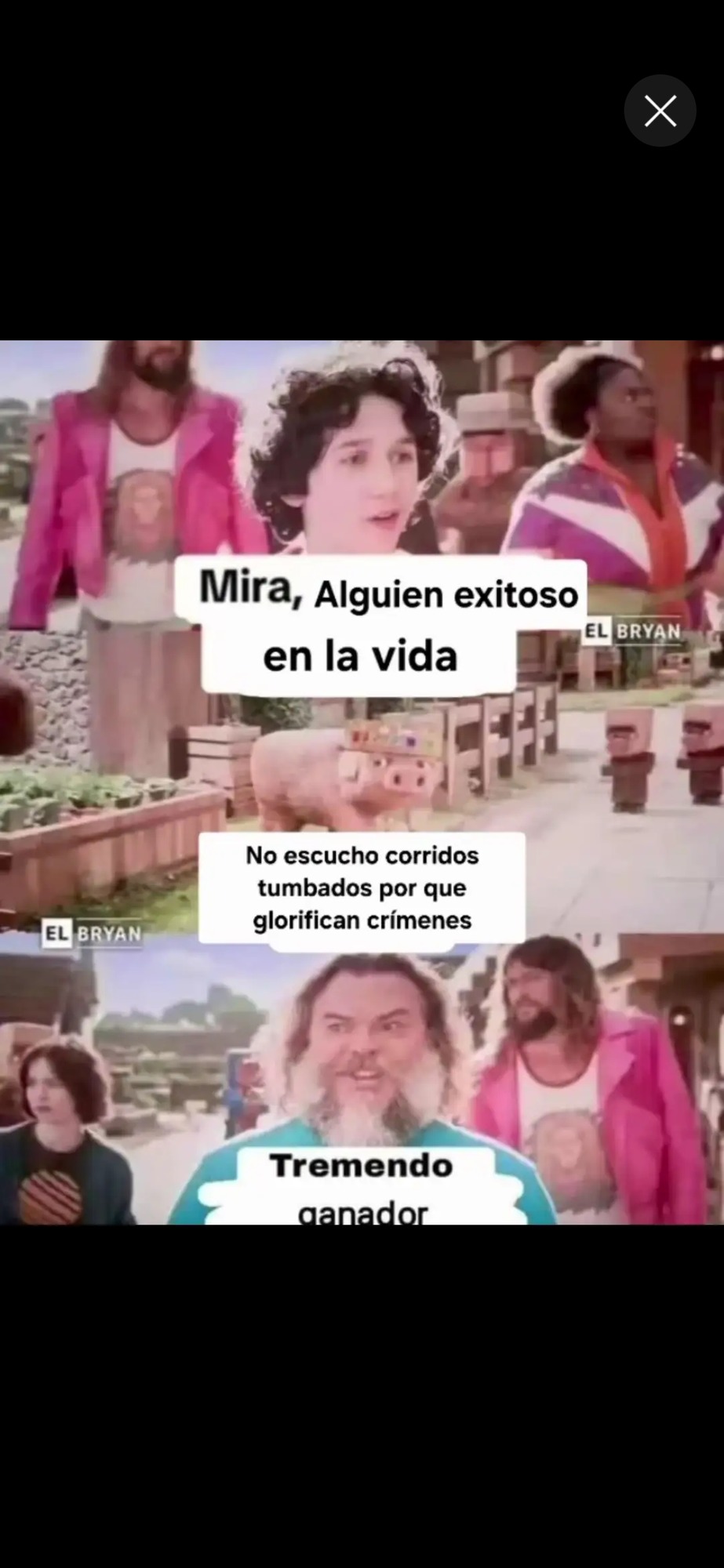 tremendo ganador - meme