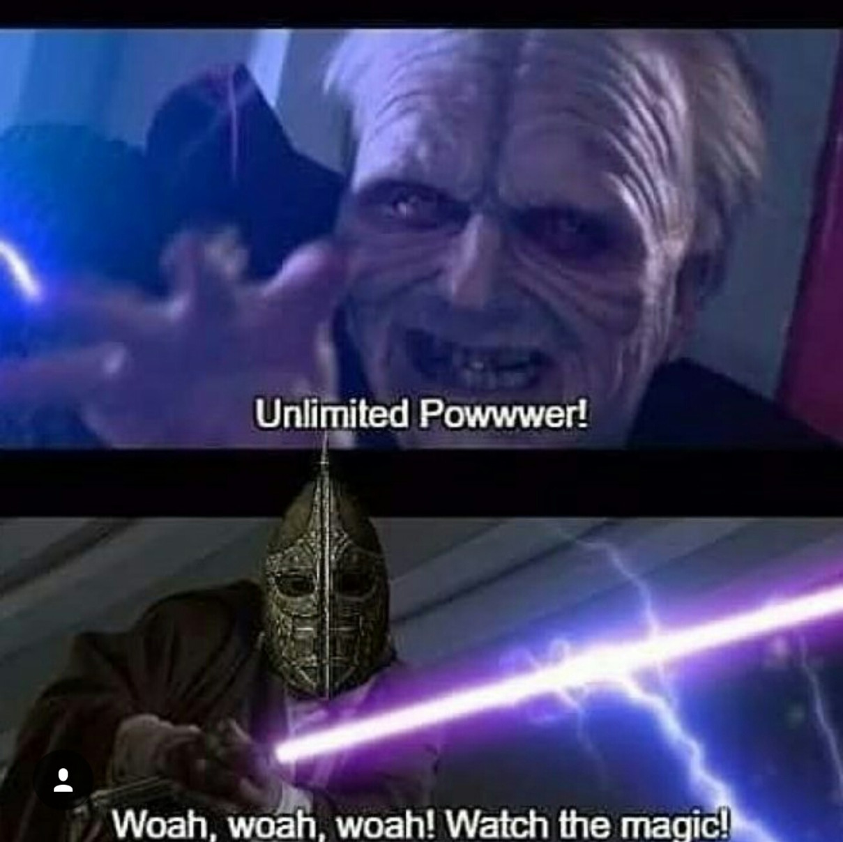 Power= unlimited - meme
