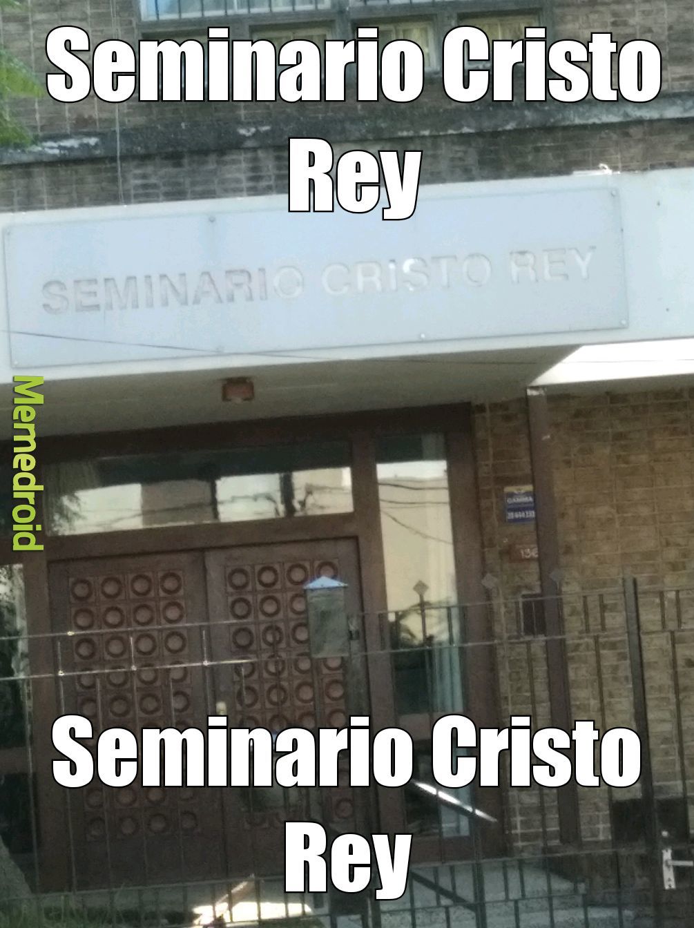 Seminario Cristo Rey - meme