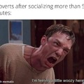 Introverts crying meme