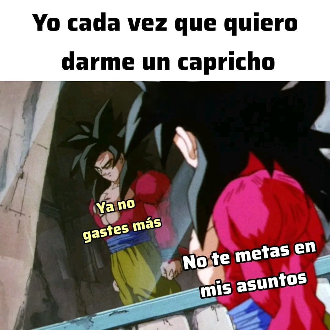 Yo cada vez que quiero darme un capricho y me regaño solo - meme
