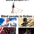 Blind people in fiction