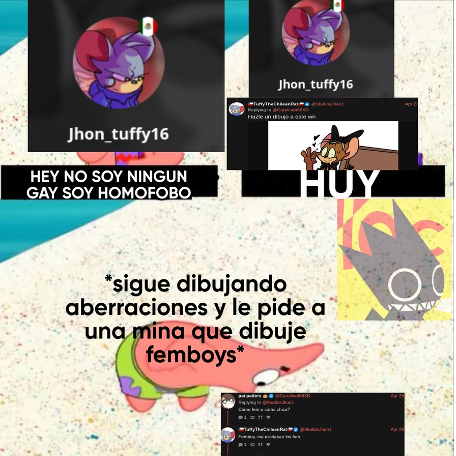 lo peor es que dice ser asexual y odiar a los lgbts el muy hipocrita - meme