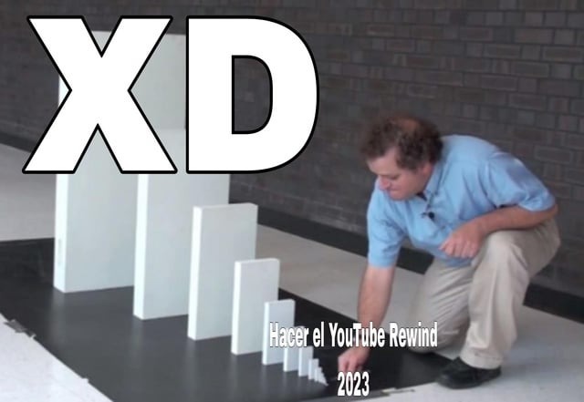 Meme del Youtube Rewind 2023
