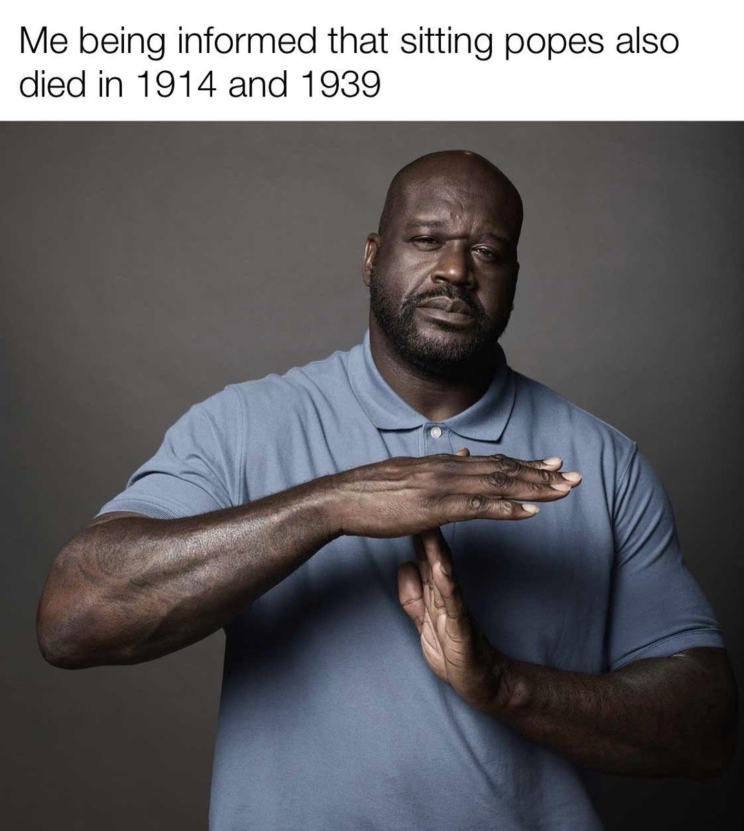 Me learning popes dropped in 1914 and 1939 like world update patches - meme