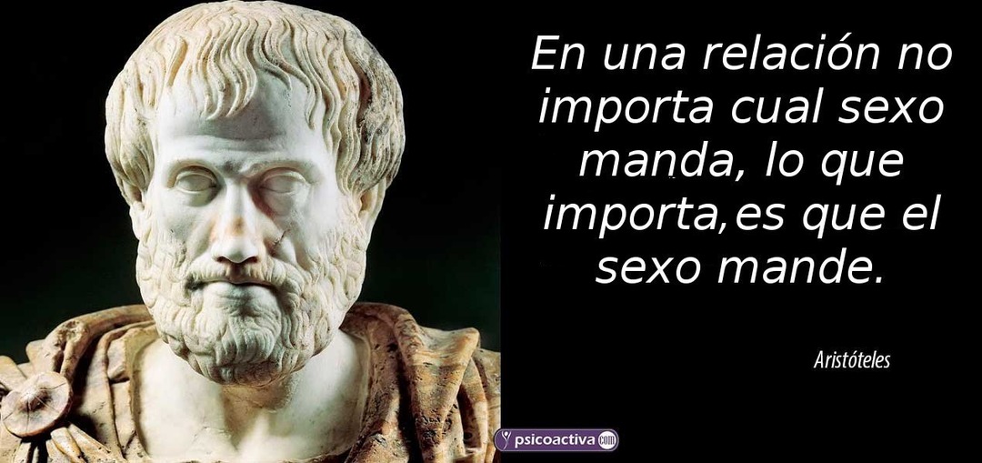 Todo un genio el Aristóteles. - meme