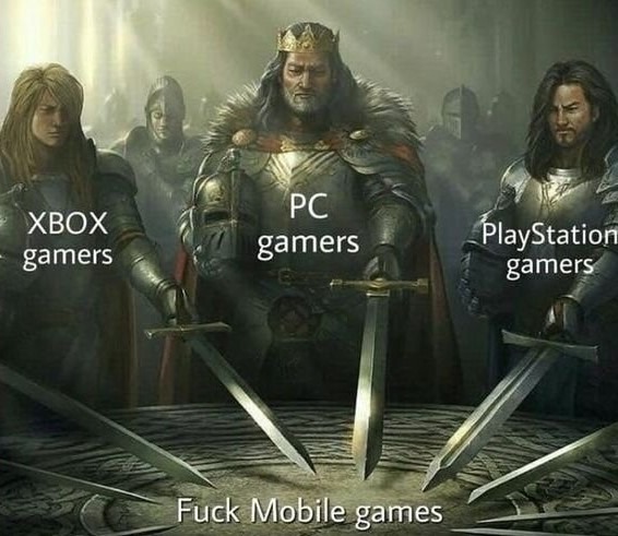 Gamers unidos - meme