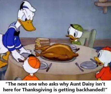 It's gonna be a happy Thanksgiving - meme