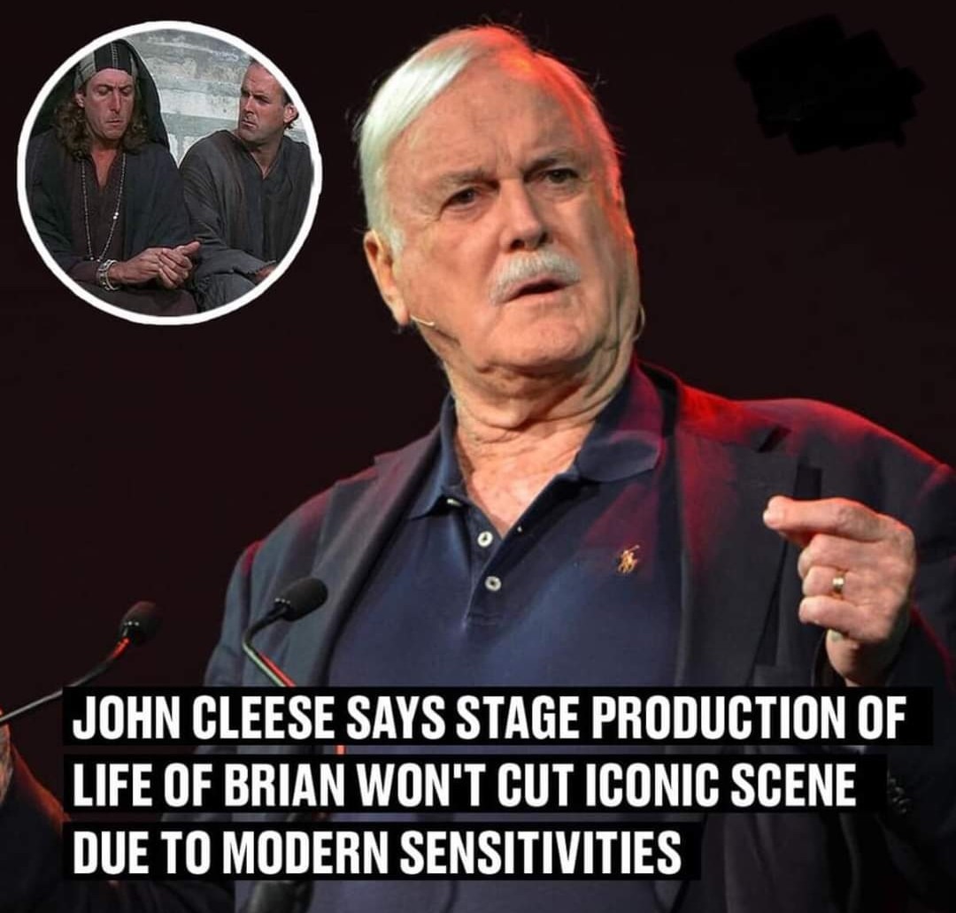 Hat's off to Cleese - meme