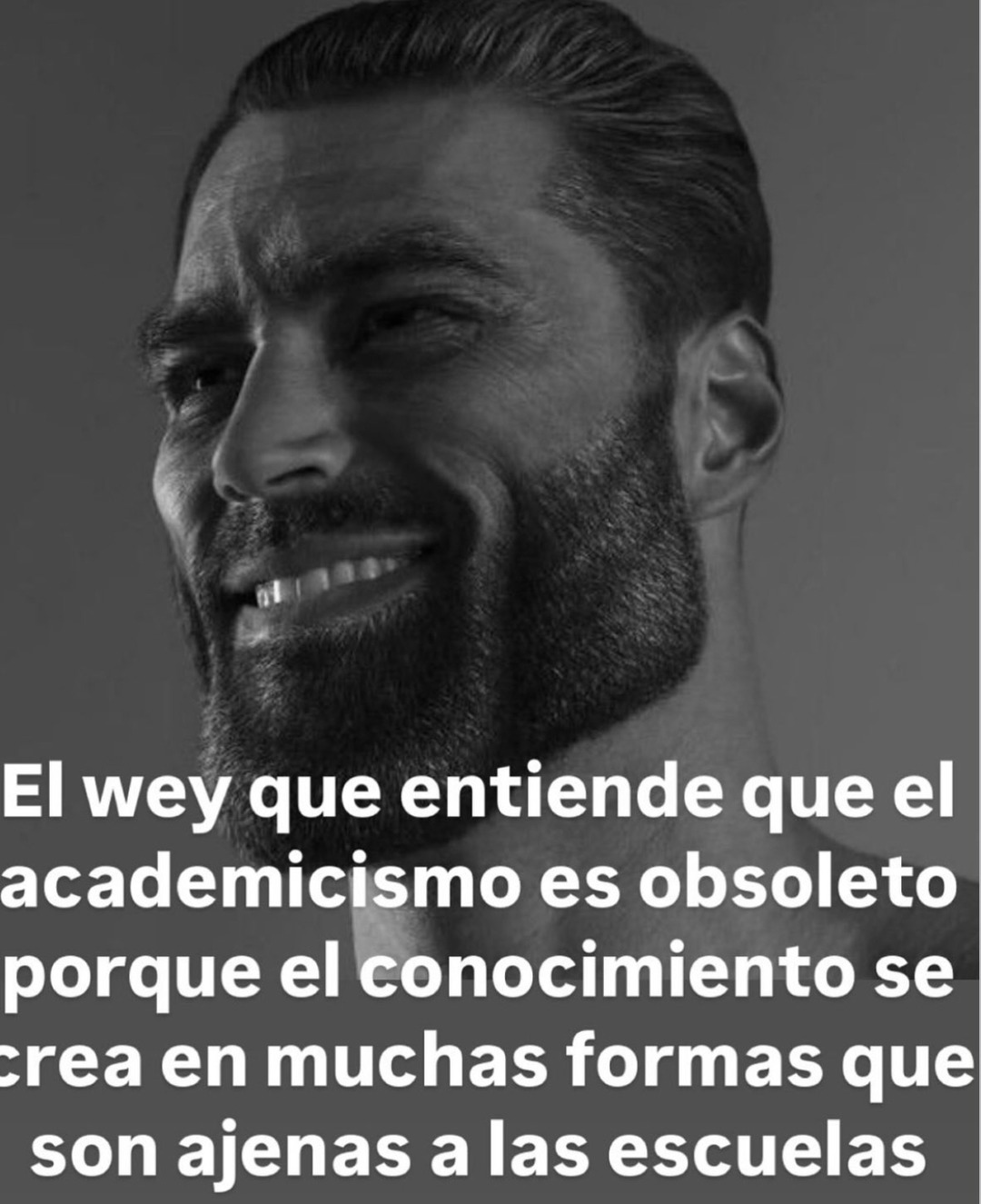 el pana que sabe que estudiar ya no es lo que era - meme