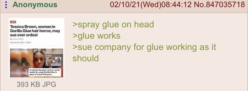 Le glue - meme