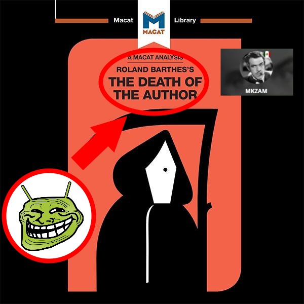 La muerte del autor - meme
