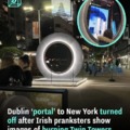 Dublin NYC portal turned off