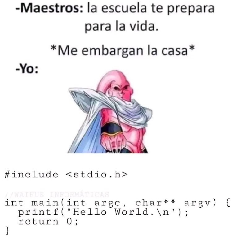 la escuela te prepara para la vida meme