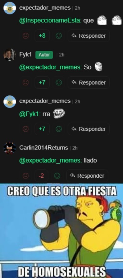 Fiesta de normidroiders - meme