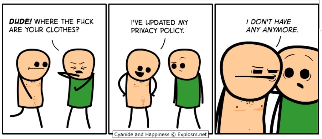 Privacy policy updates - meme