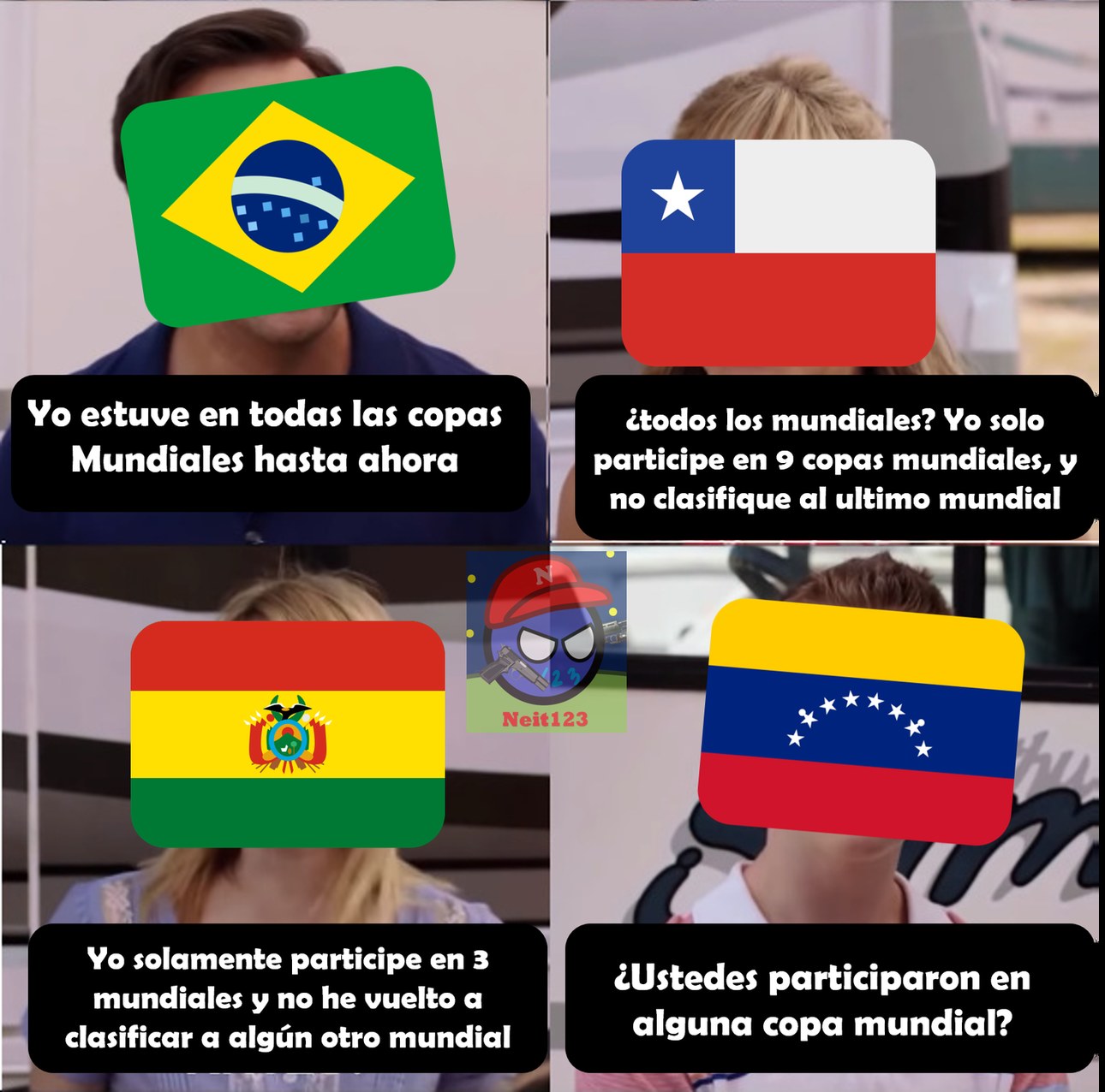 otro meme del futbol, lo siento, pero espero que les guste, creo que soy capitan lento :yaoming: :whynot:  (Contexto obvio: venezuela nunca clasifico a un mundial, y estuvo cerca de ir al de brasil 2014)