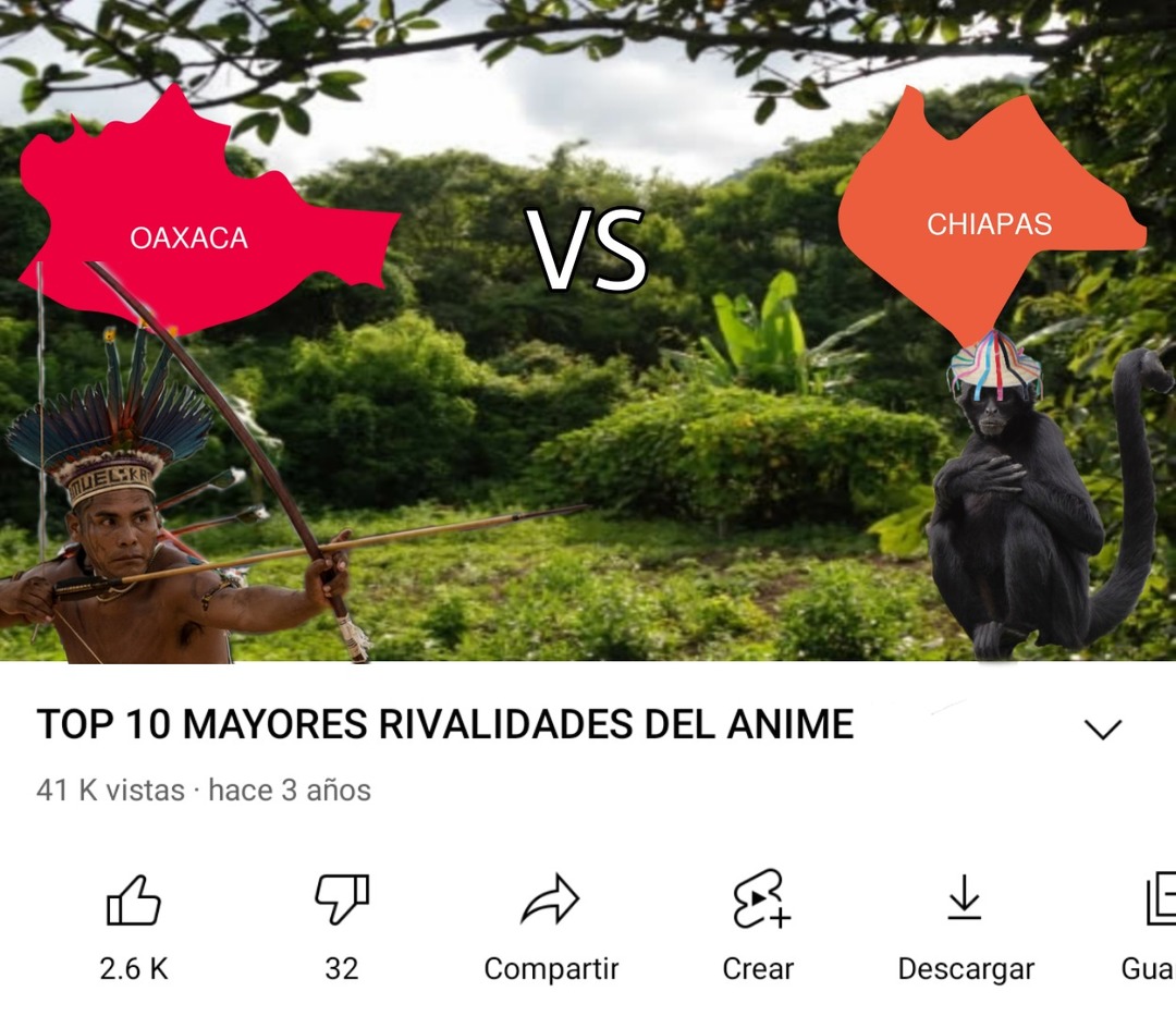 Oaxaca vs Chiapas - meme