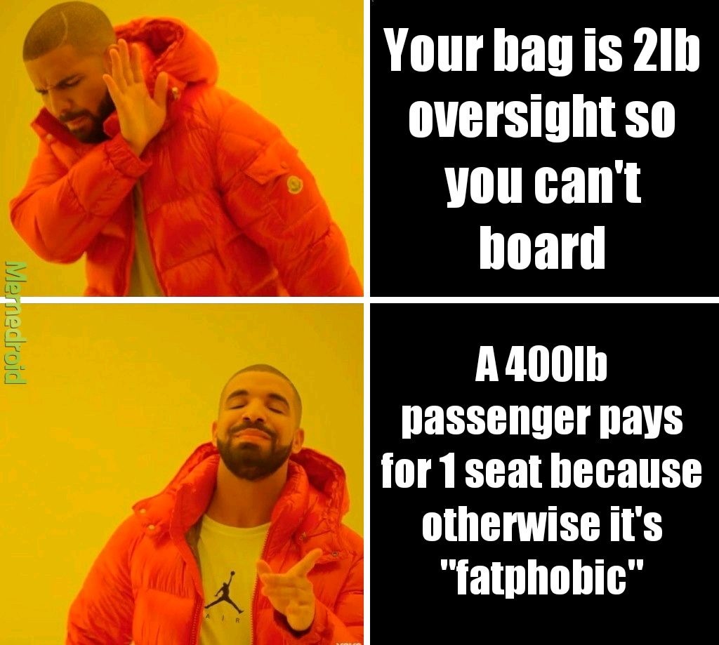 Airlines be like - meme