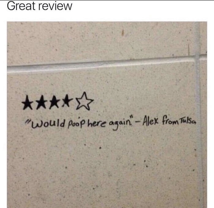 Why only 4 stars tho? - meme