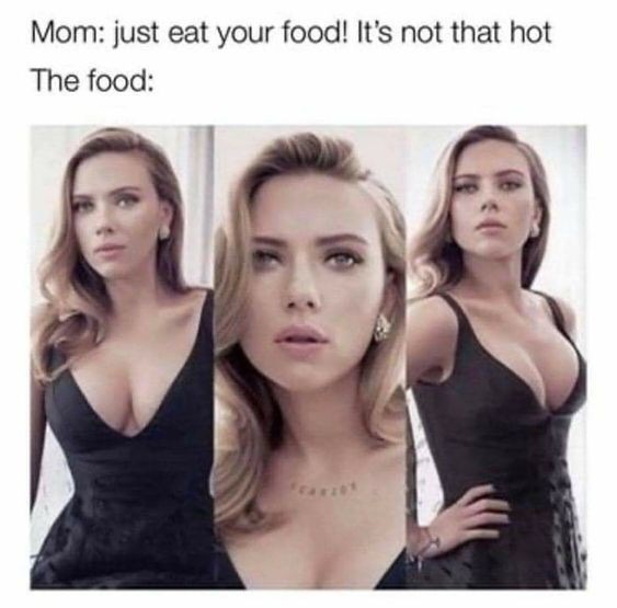 It's definitely hot - meme