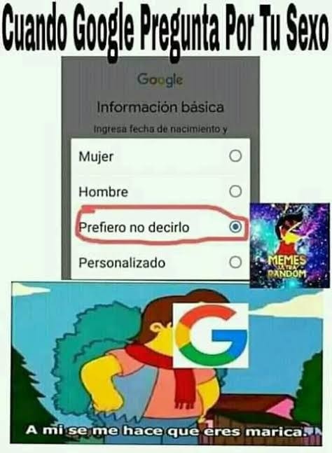Solo debería haber 2 opciones y no más. Esas son mamadas - meme